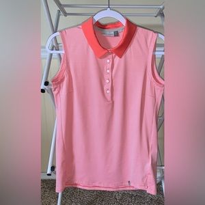 Womens KJUS Sina Polo Sleeveless Golf Shirt Size 36/ small